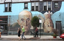 SUSAN R. POLLACK PHOTO.  Beautiful murals define the Short North arts district of Columbus, Ohio.